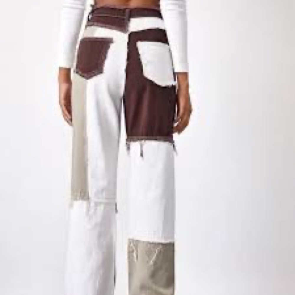 Patchwork Pants!🤎 - Picture 6 of 8